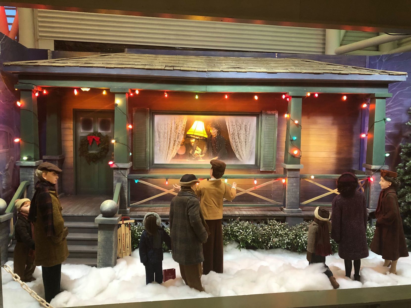 'A Christmas Story Comes Home' department store window displays